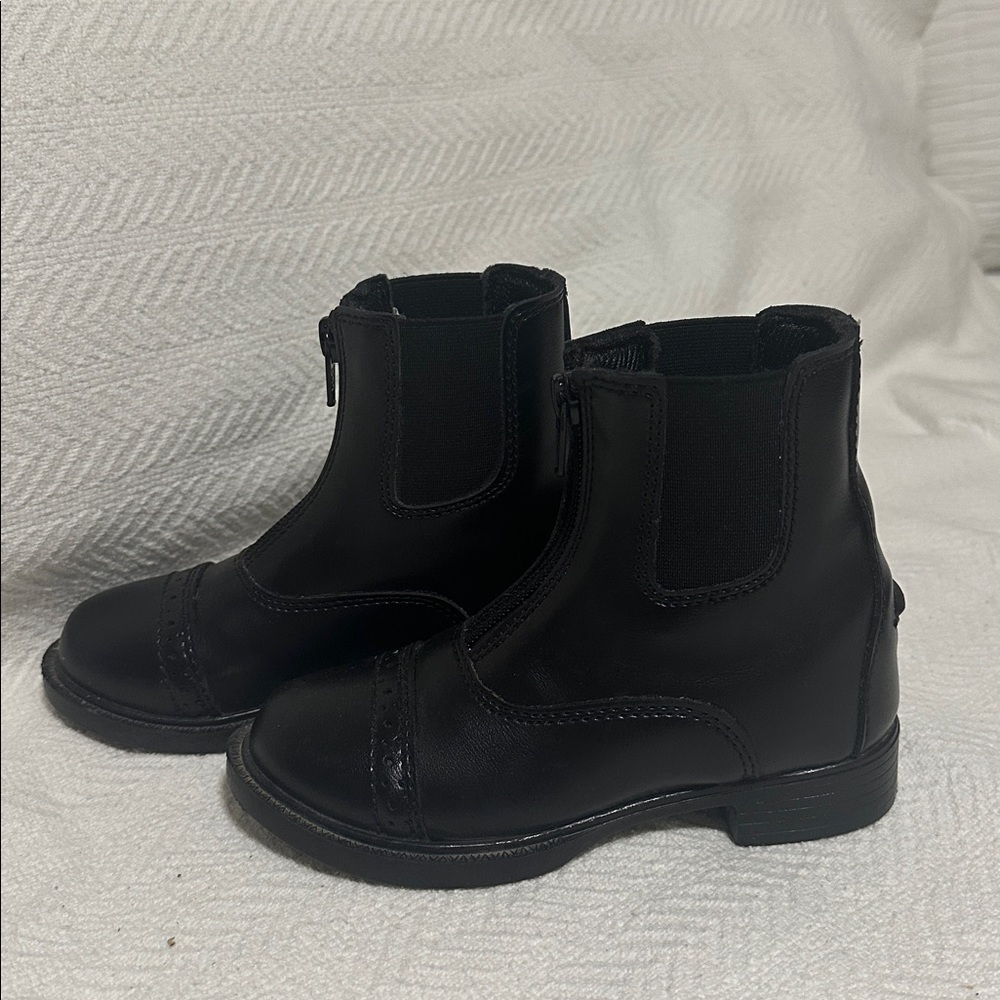 TuffRider Girls Paddock Boots, Black, size 10